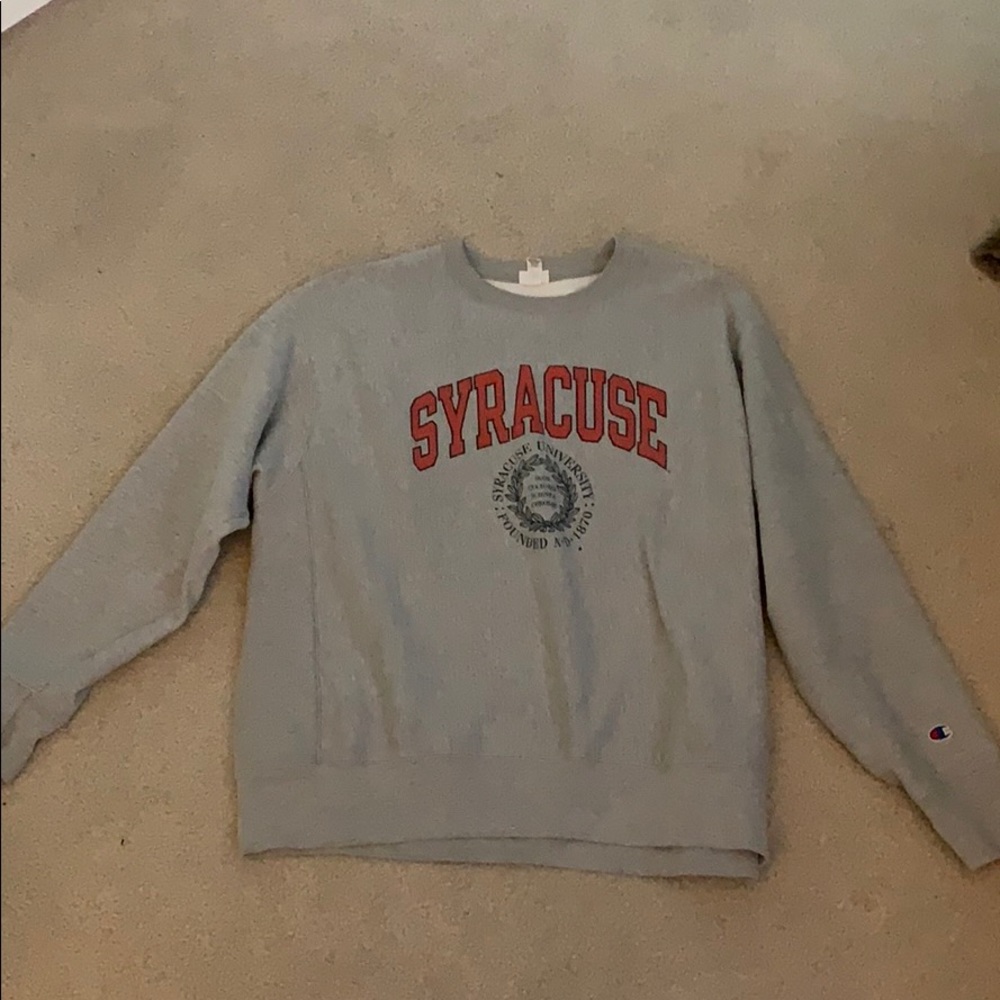 Grey Syracuse University Crewneck